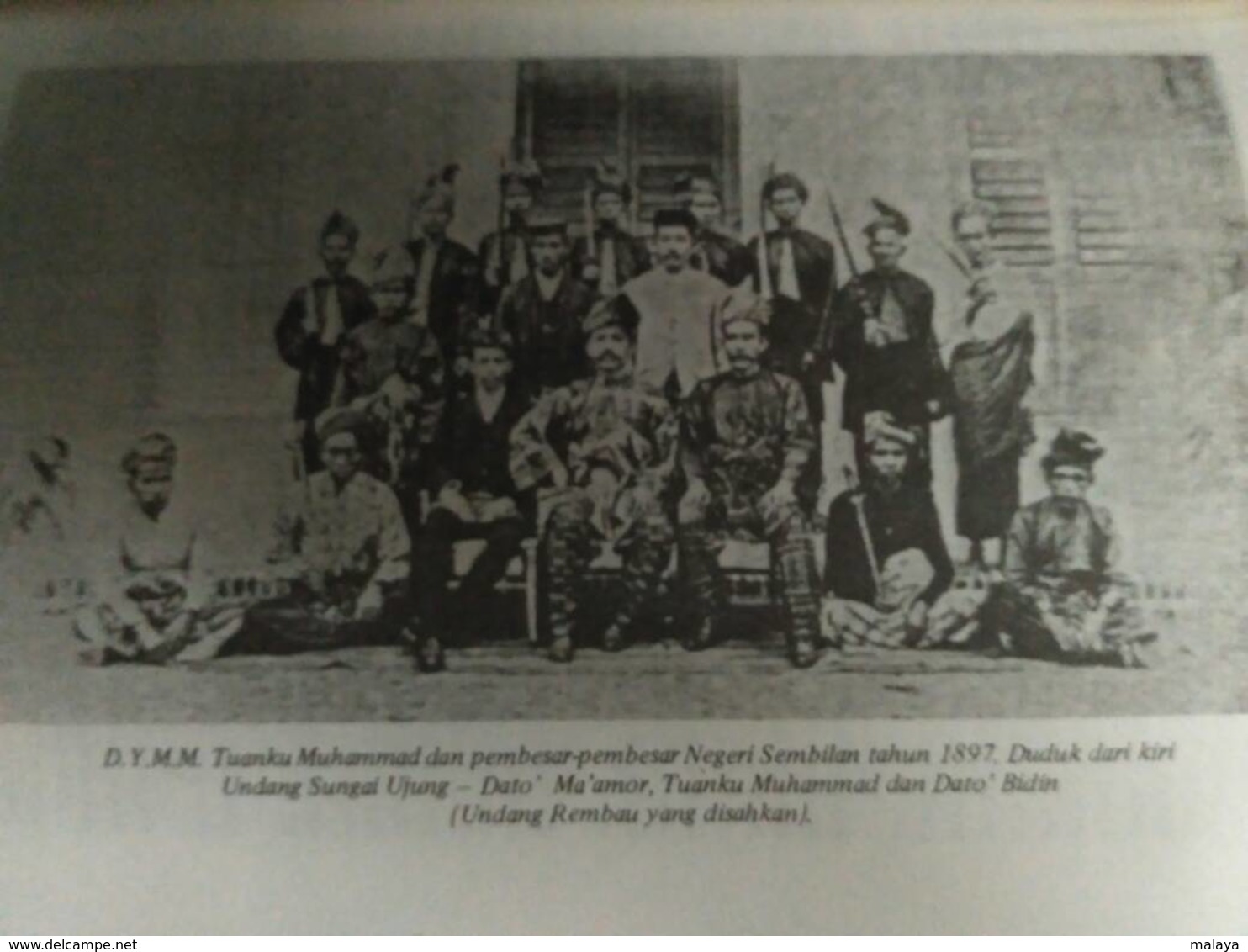 MALAYSIA 1877 to 1987 Takhta Negeri Sembilan Malaya Sultan Royal king History Negri Sembilan