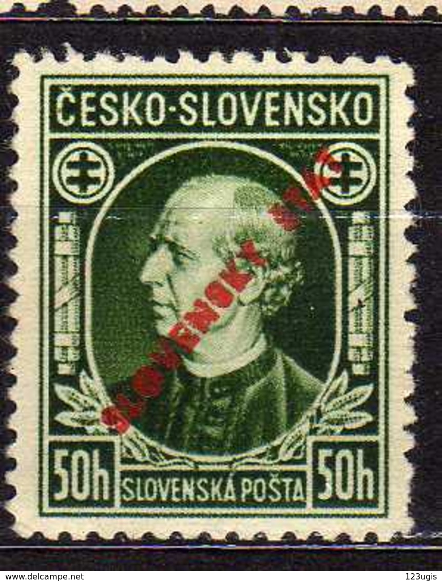 Slowakei / Slovakia, 1939, Mi 24 A * [240319XXIV] - Nuevos