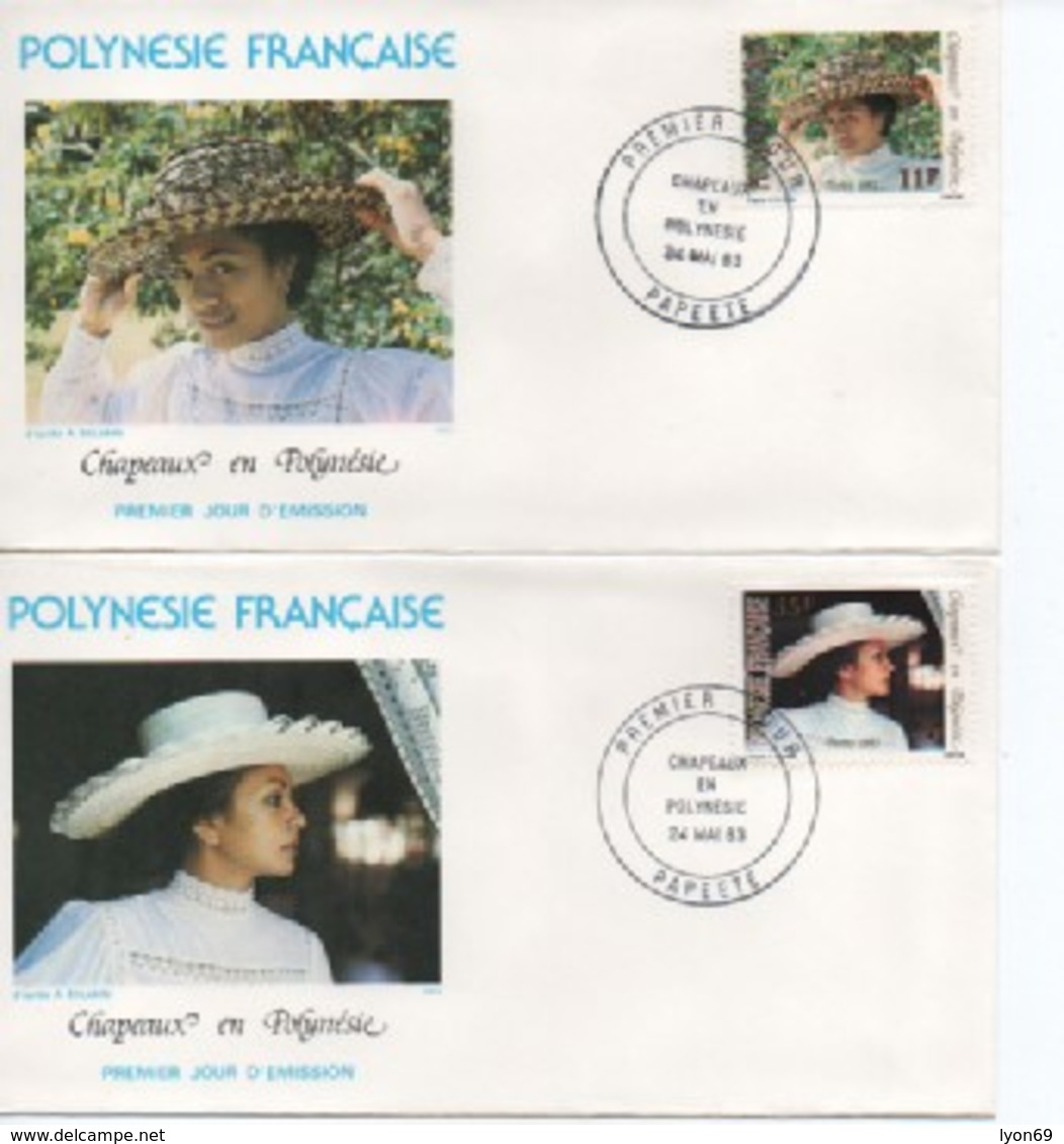 FDC POLYNESIE  CHAPRAUX EN POLYNESIE   N° YVERT ET TELLIER  198/1 - FDC