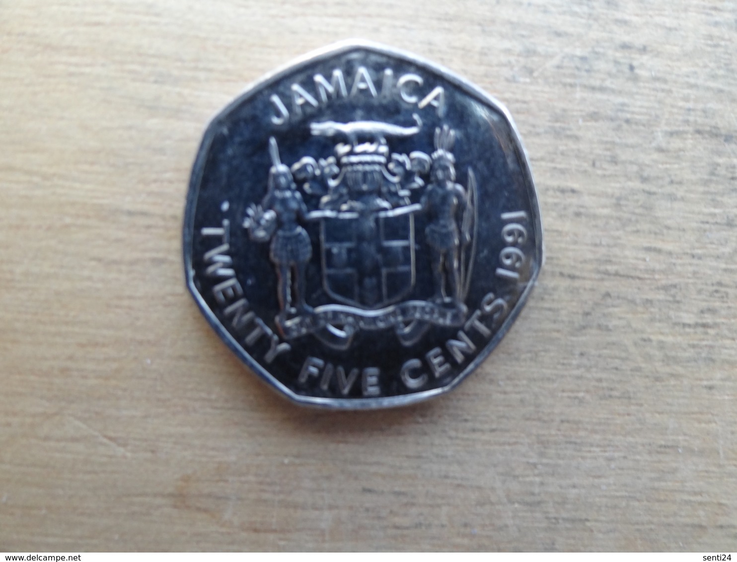 Jamaique  25  Cents  1991 Km 147 - Jamaique