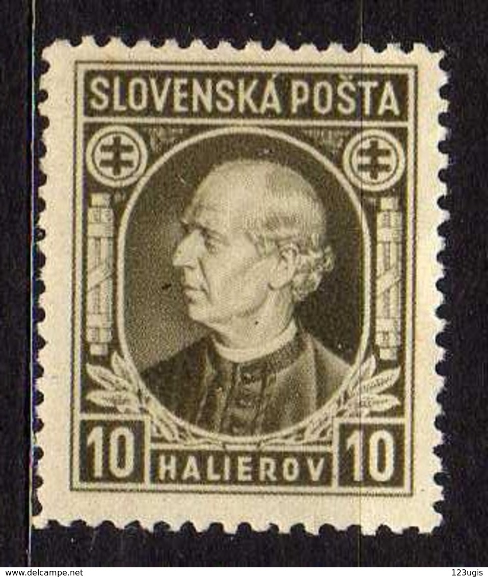 Slowakei / Slovakia, 1939, Mi 36 X A * [240319XXIV] - Nuevos