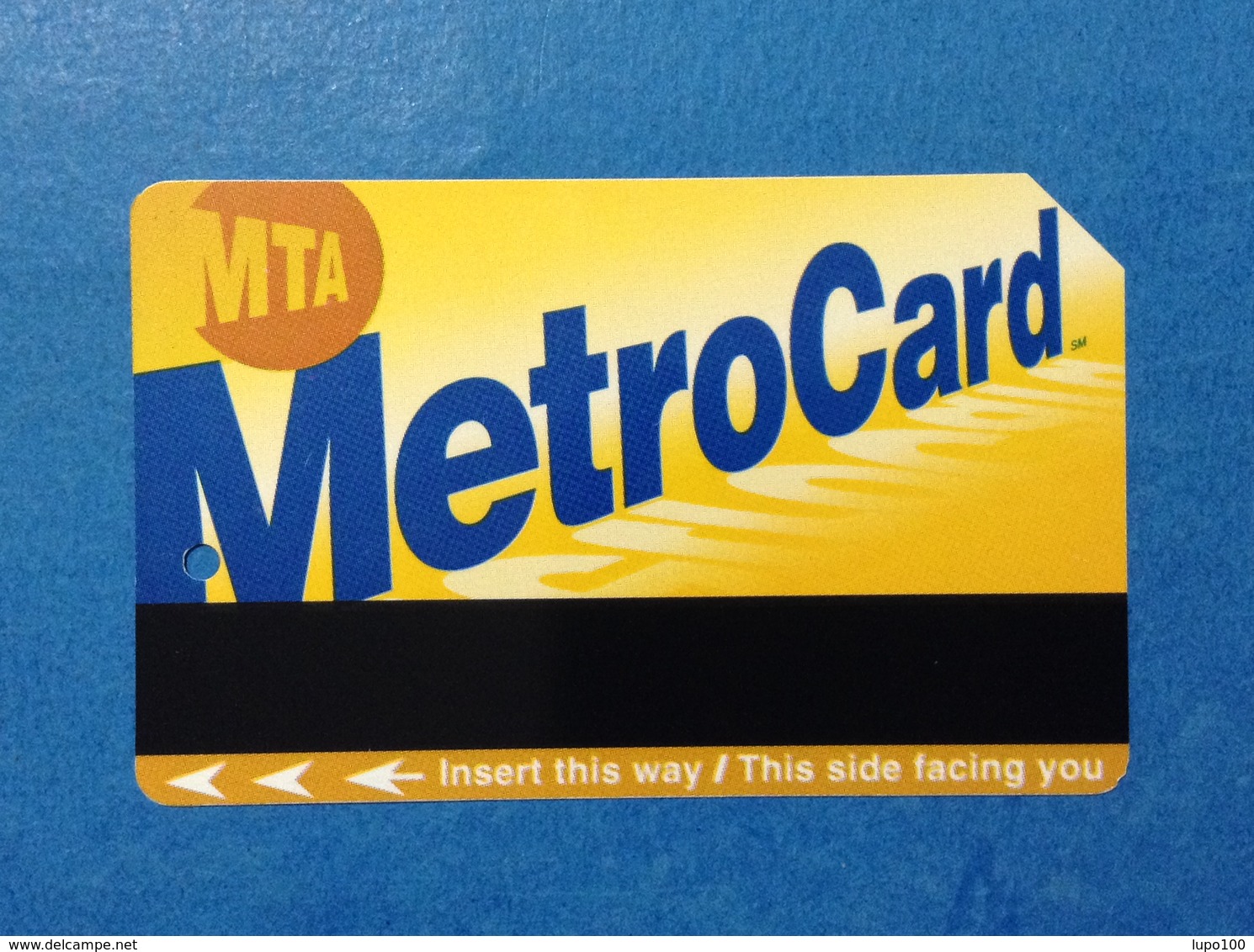 CONTINENTAL AIRLINES USA STATI UNITI SCHEDA CARTA TESSERA USATA METROCARD MTA INGRESSO METRO TRENI BUS USED CARD - World