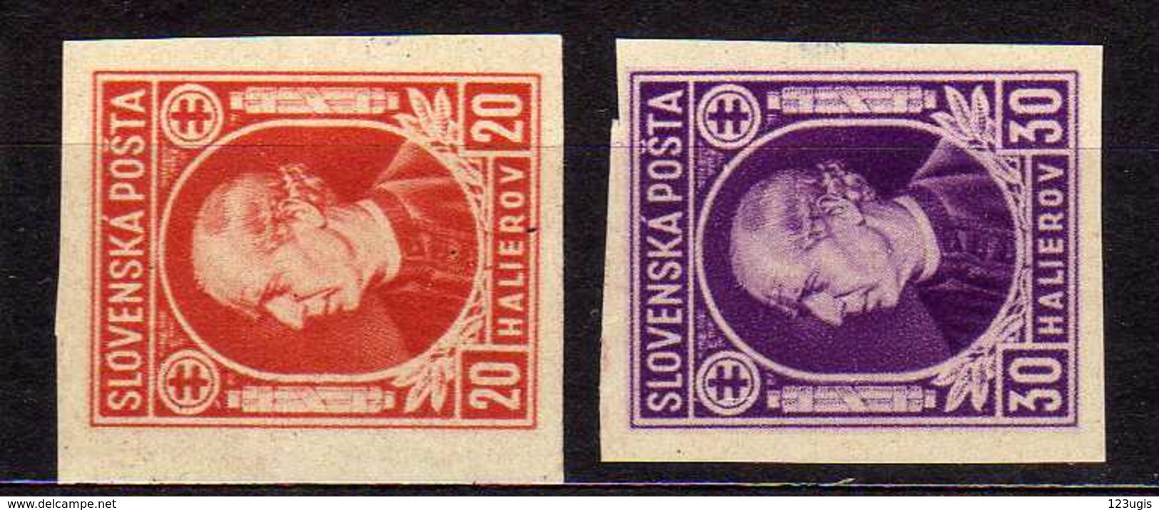 Slowakei / Slovakia, 1939, Mi 37-38 D ** [240319XXIV] - Nuevos