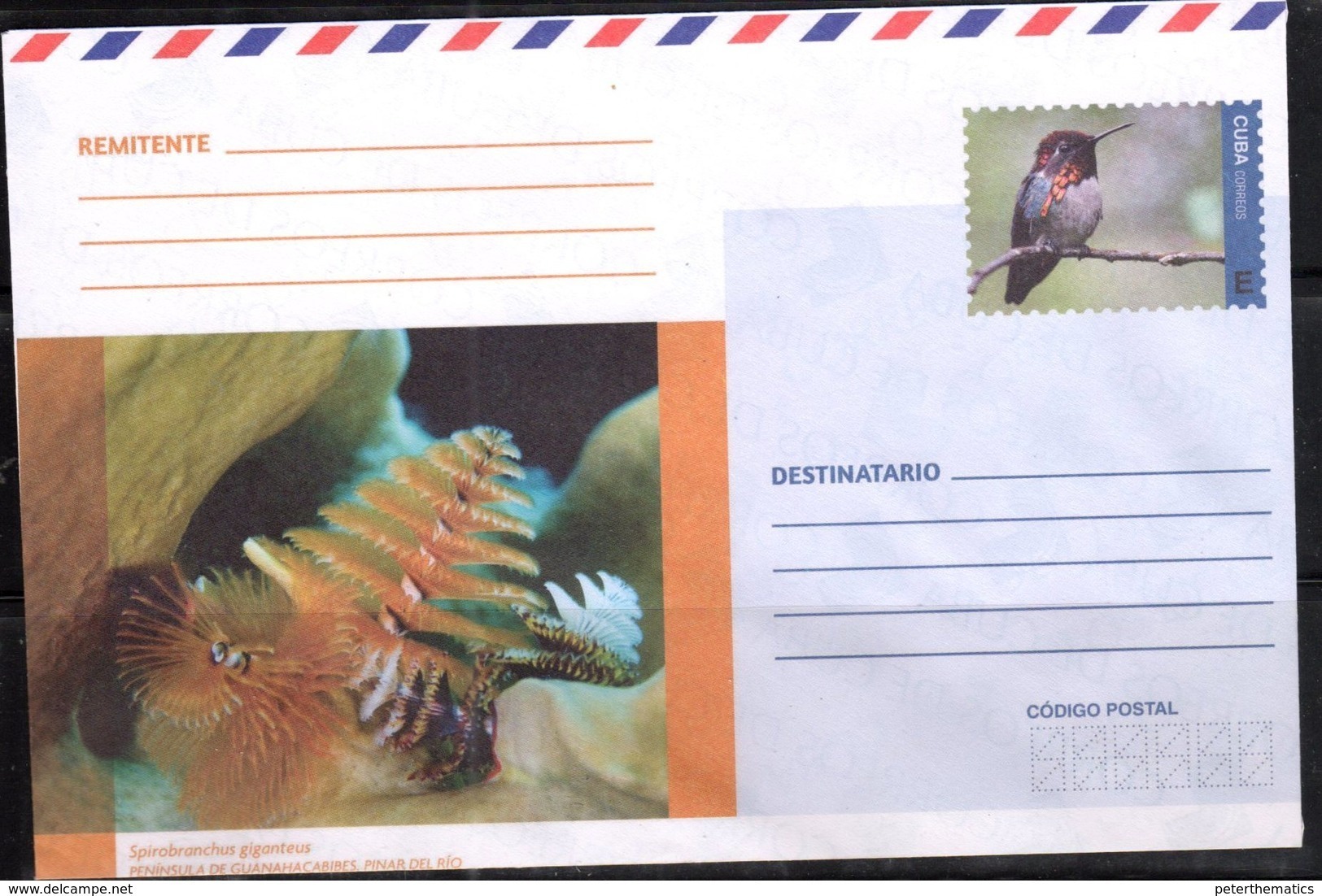 POSTAL STATIONERY, MINT, PREPAID ENVELOPE, FAUNA, BIRDS, MARINE LIFE - Other & Unclassified