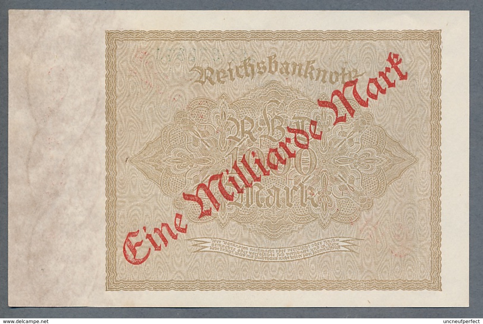 P113a Ro110b DEU-126b 1 Milliard Mark 15.12.1922 UNC NEUF - 1 Miljard Mark