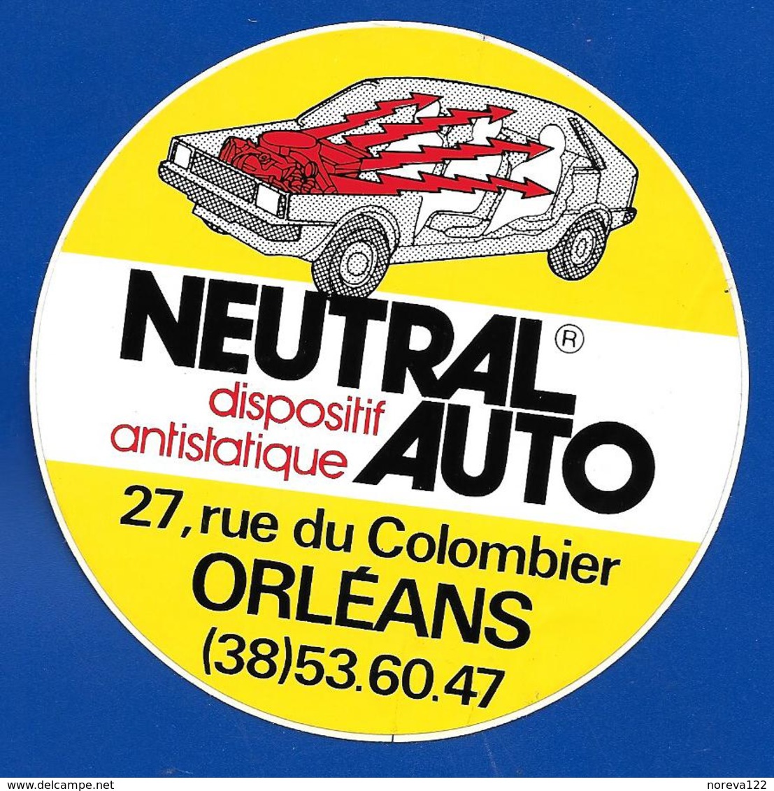 A.C RETRO AUTO Club Normand CAEN - Autocollants