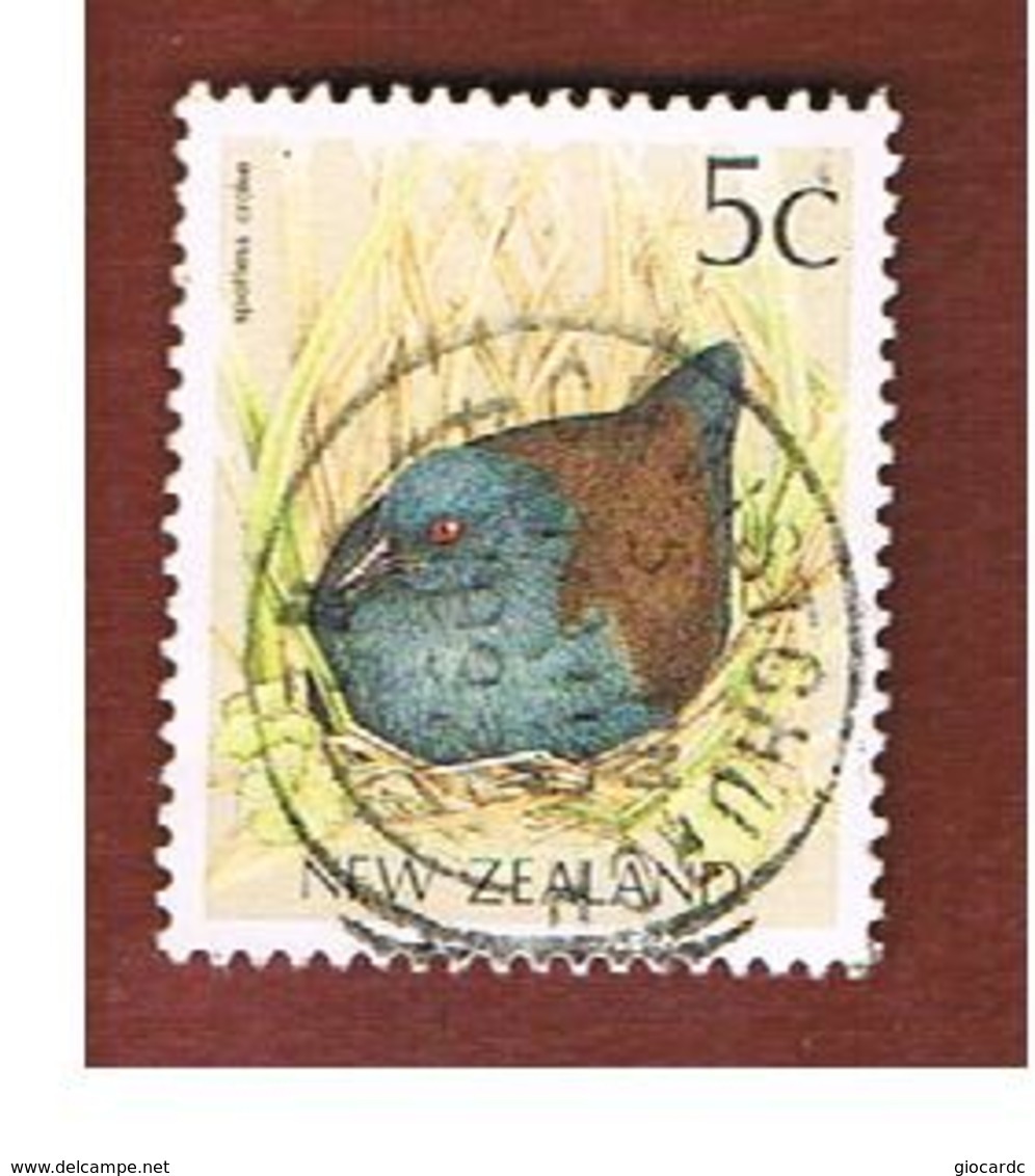 NUOVA ZELANDA (NEW ZEALAND) - SG 1459a -  1991 NATIVE BIRDS: SPOTLESS CRAKE -  USED° - Usati