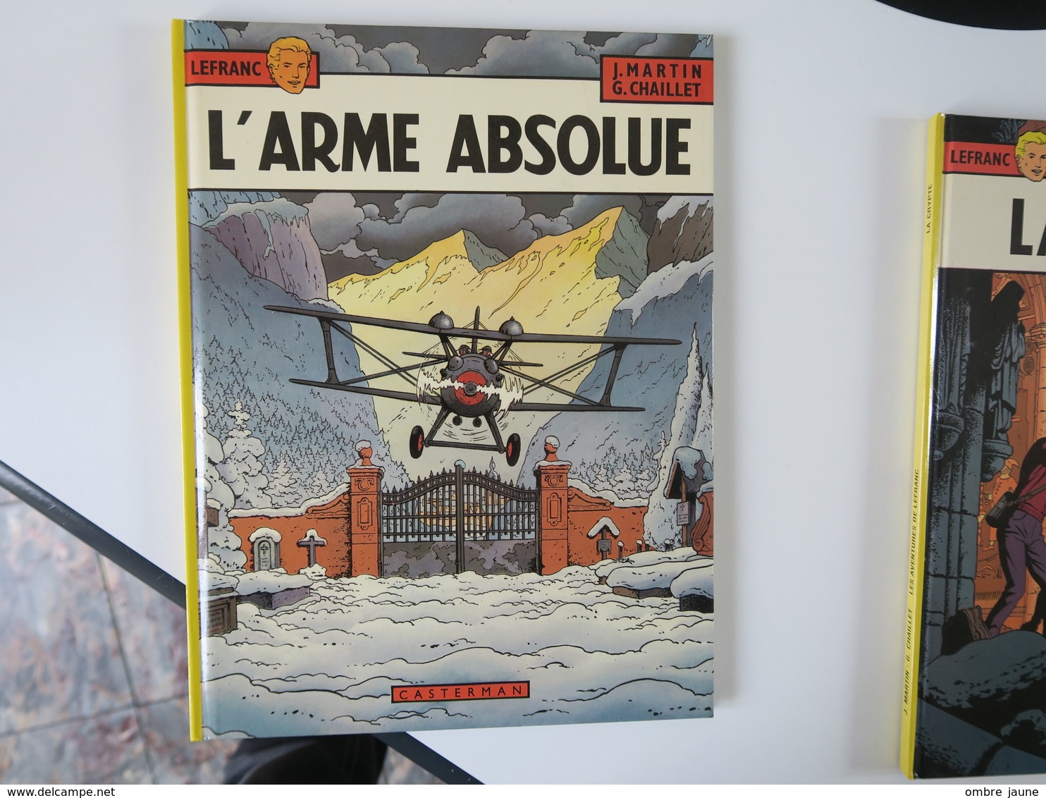 LEFRANC - Lot De 3 Albums L'ouragan De Feu - La Crypte - L'arme Absolue  - Par Jacques Martin - Lefranc