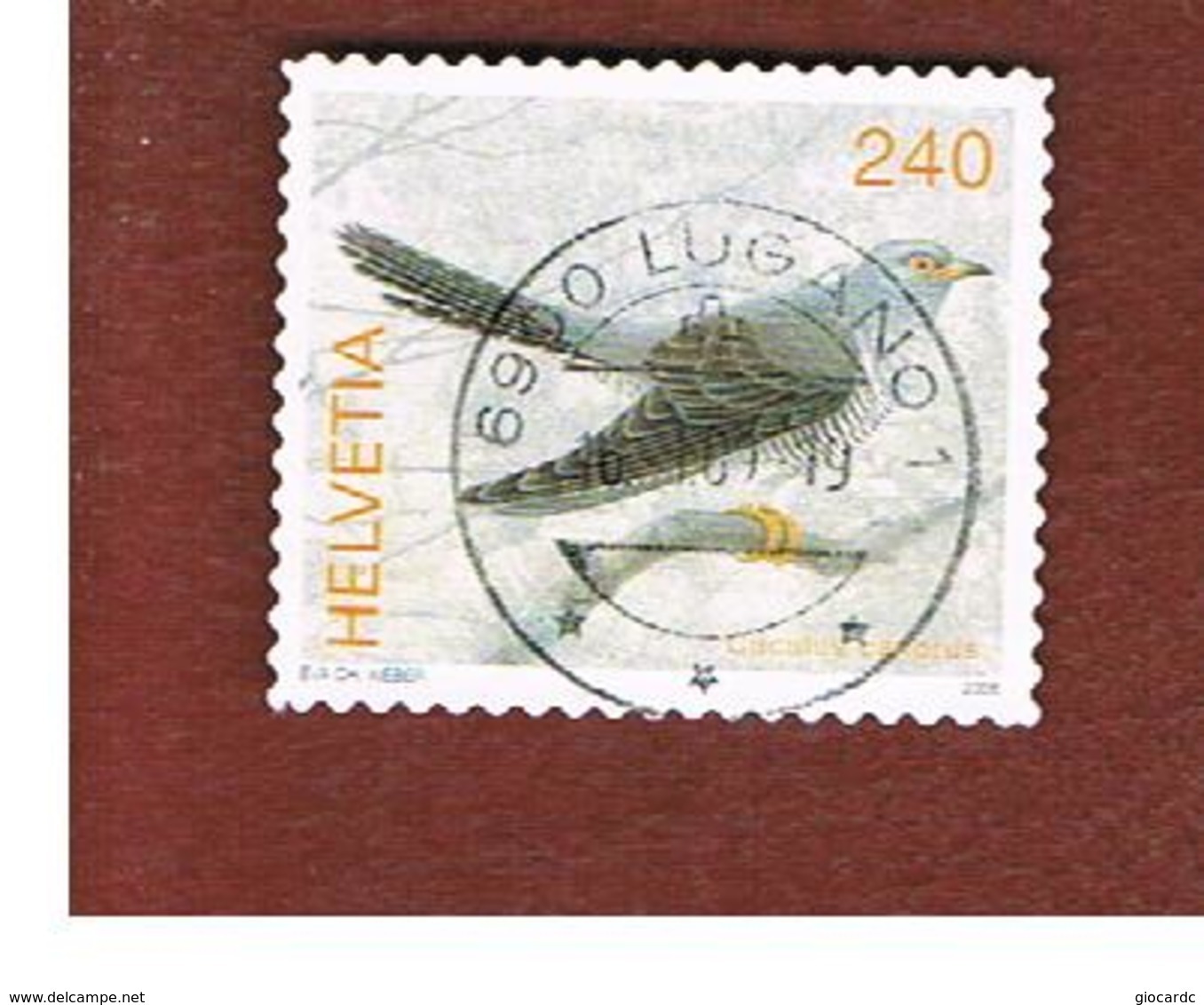 SVIZZERA (SWITZERLAND) -   SG 1669 -    2006   BIRDS: CUCULUS CANORUS - USED - Usati