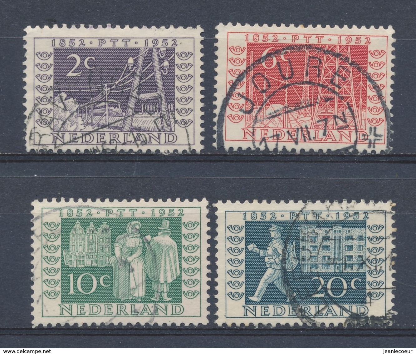 Nederland/Netherlands/Pays Bas/Niederlande/Paesi Bassi 1952 Mi: 593-596 Yt: 574-577 Nvph: 588-591 (Gebr/used/obl/o)4337) - Used Stamps