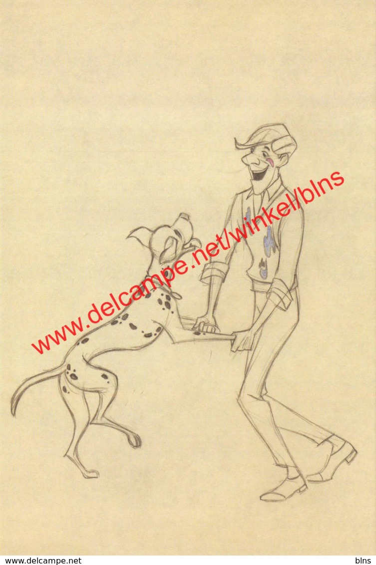 One Hundred And One Dalmatians 1961 - Cleanup Animation Drawing By Milt Kahl - Walt Disney - Autres & Non Classés