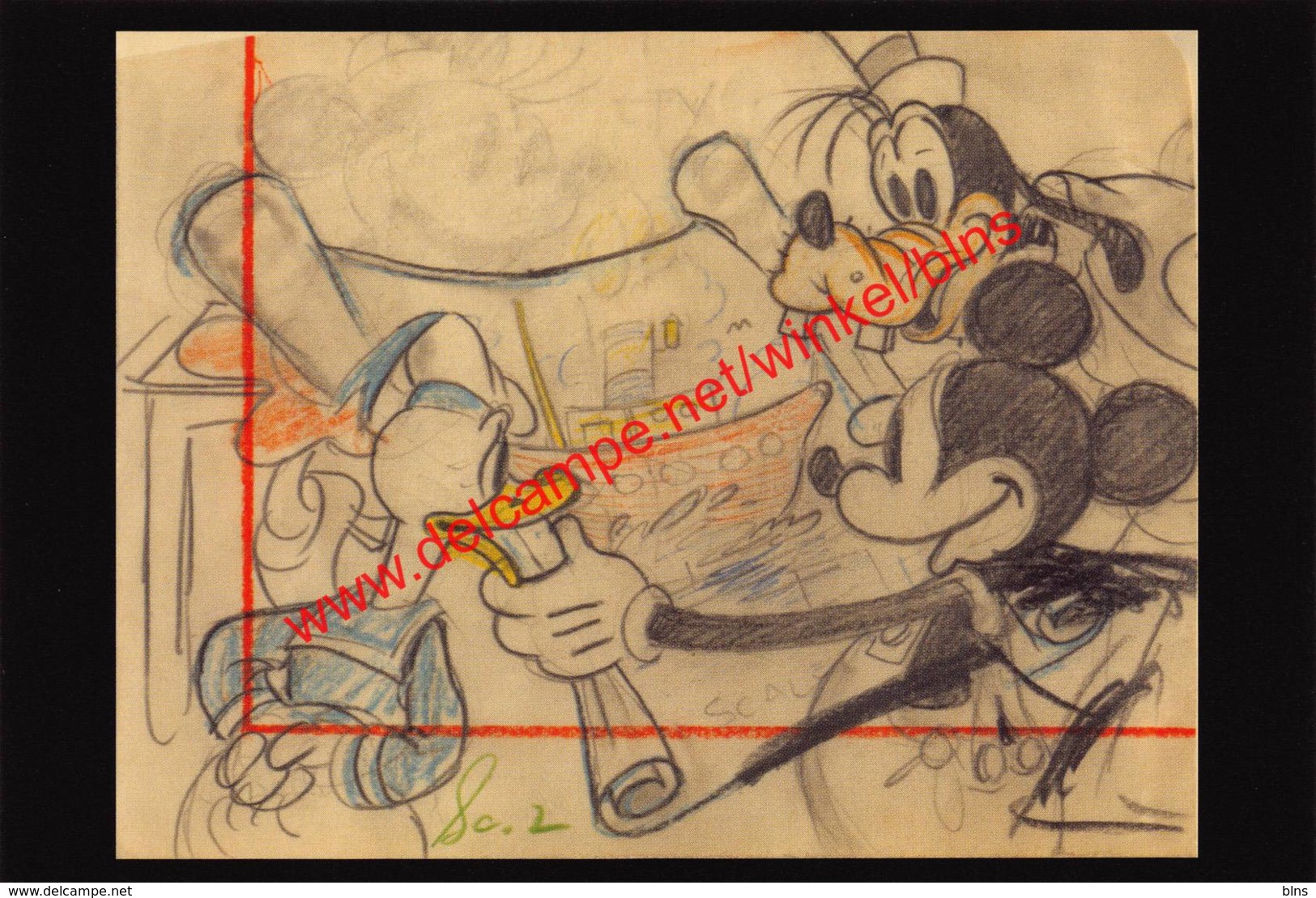 Boat Builders 1938 - Story Sketch - Walt Disney - Autres & Non Classés