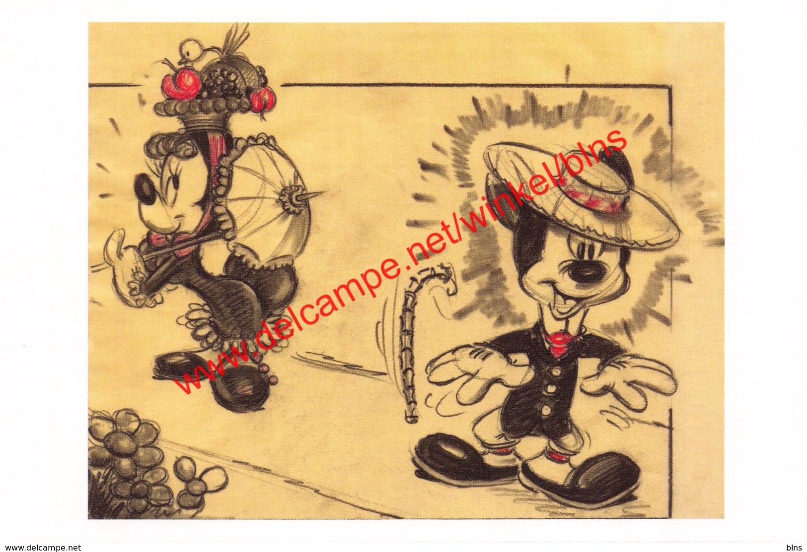 The Nifty Nineties 1941 - Story Sketch - Walt Disney - Autres & Non Classés