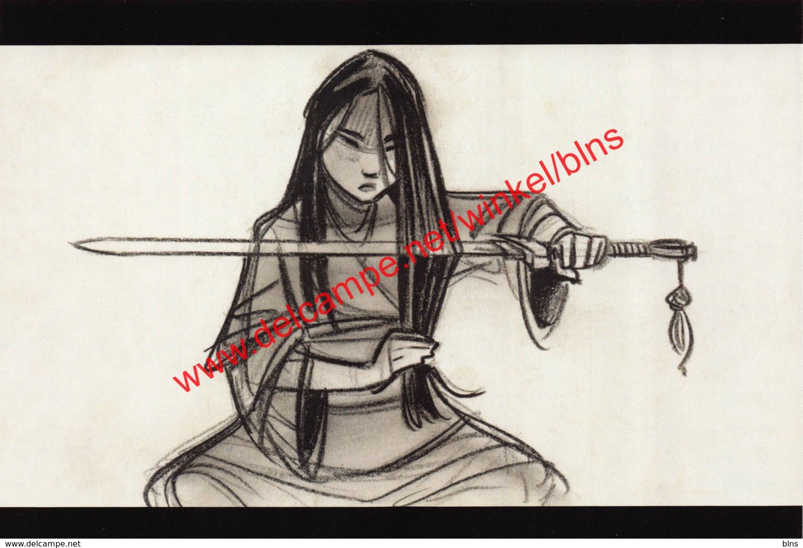 Mulan 1998 - Story Sketch By Dean DeBlois - Walt Disney - Autres & Non Classés