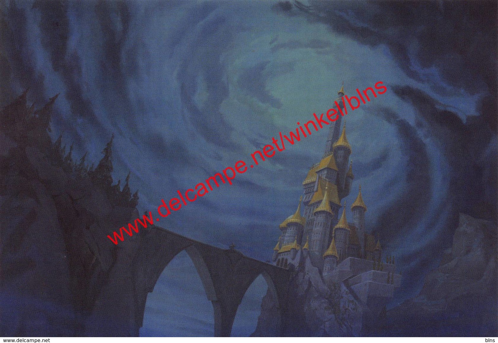 Beauty And The Beast 1991 - Background By Disney Studio Artist - Walt Disney - Autres & Non Classés