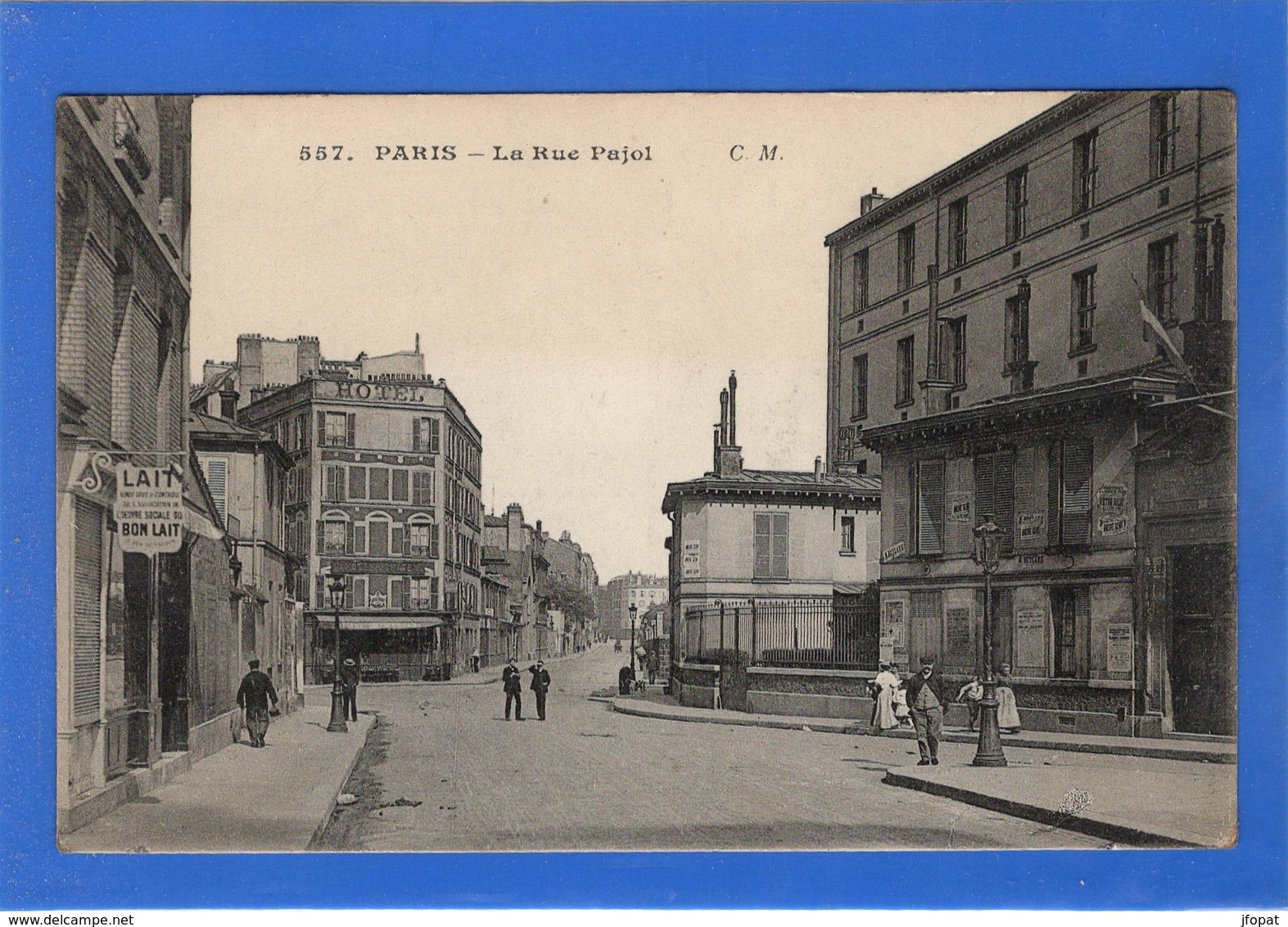 75 PARIS - 18ème, La Rue Pajol (voir Descriptif) - Arrondissement: 18