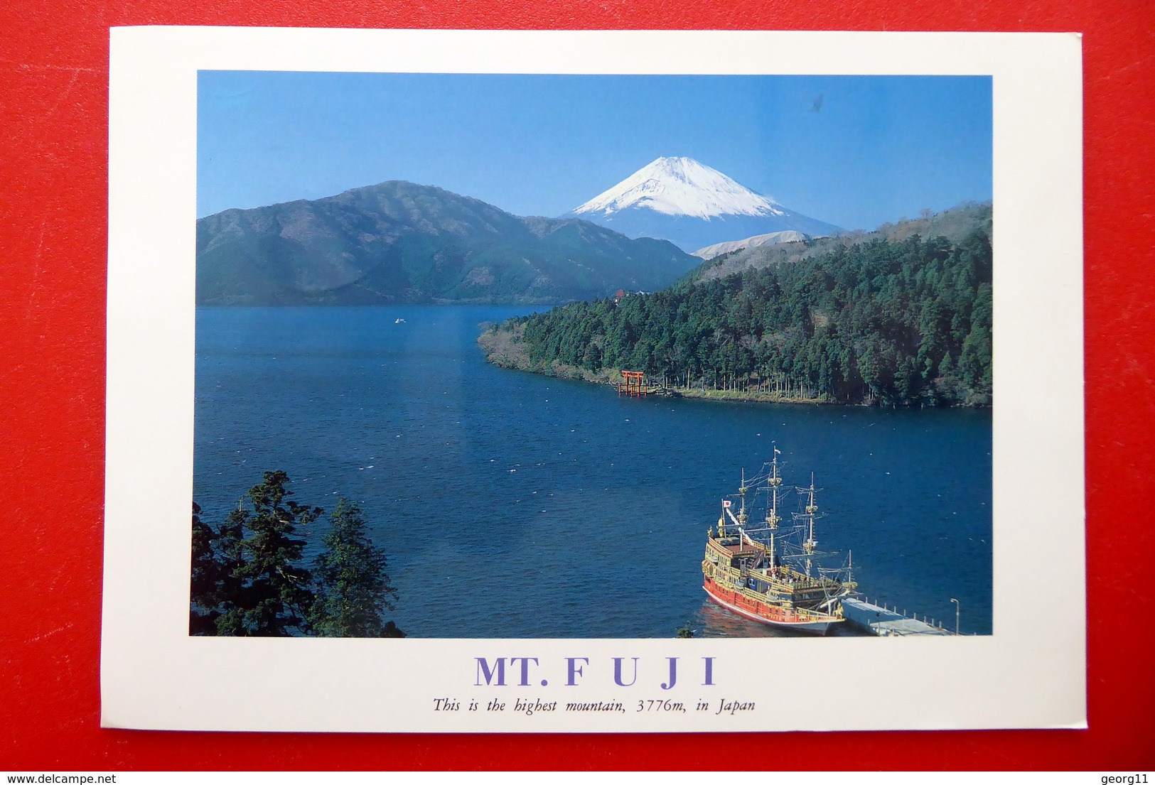 Mount Fuji - Fuji-san - Vulkan - Segelschiff - Japan - Kyoto