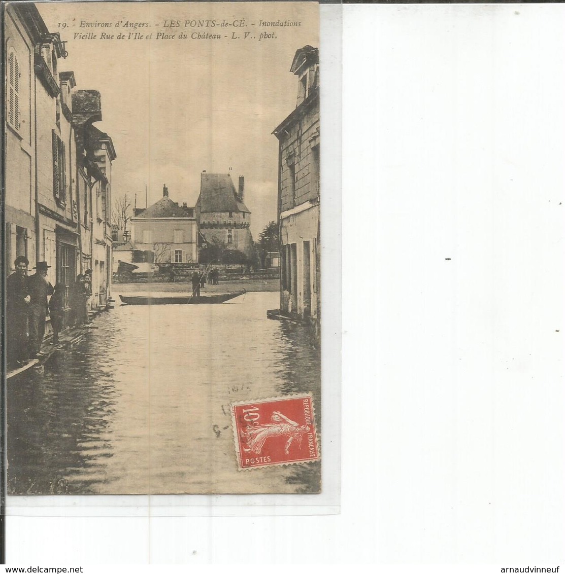 49-LES PONTS DE CE VIEILLE RUE DE L ILE INONDATIONS - Les Ponts De Ce