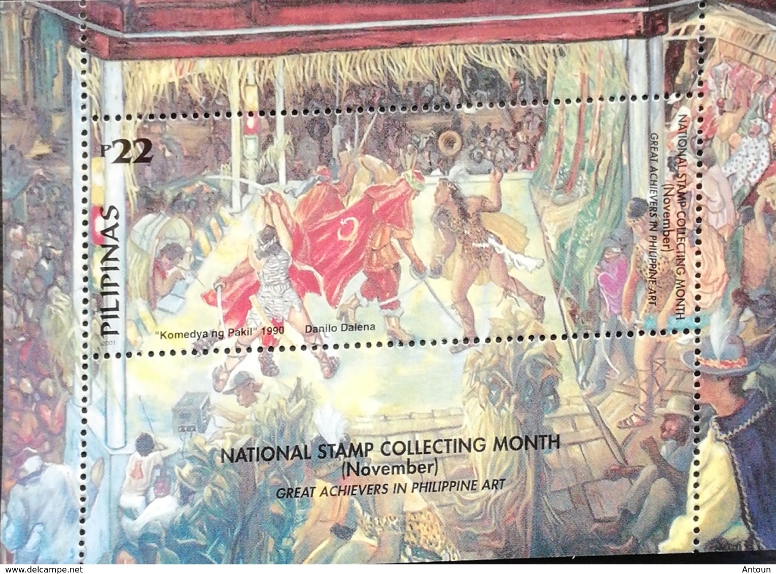 Philippines 2001 Natl. Stamp Collecting Month S/S - Oceania (Other)