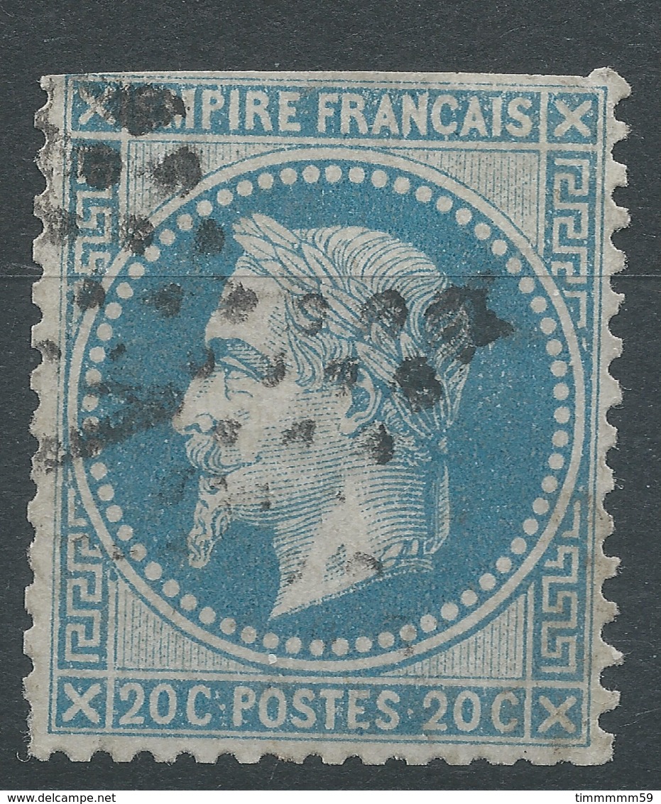 Lot N°47191  N°29A, Oblit étoie Chiffrée 12 De PARIS (Bt Beaumarchais) - 1863-1870 Napoleon III With Laurels