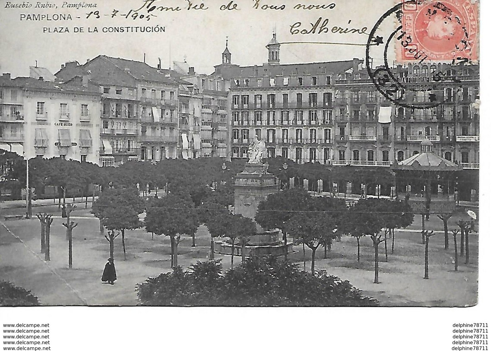 Pamplona-Plaza De La Constitucion - Autres & Non Classés
