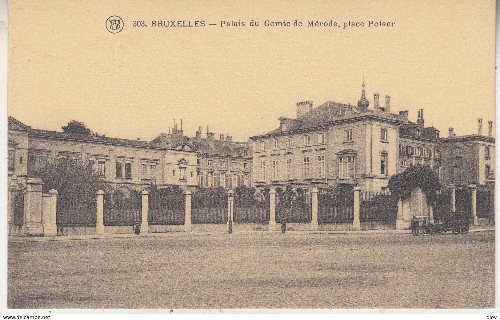 Bruxelles - Palais Du Comte De Mérode, Place Polaer - Cliché Walschaerts N° 303 - Bruxelles-ville