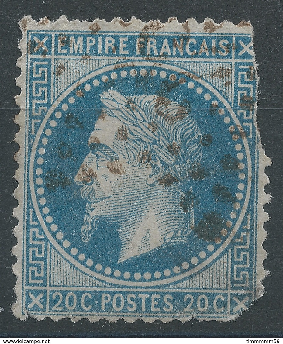 Lot N°47195  Variété/n°29A, Oblit étoile Chiffrée 29 De PARIS (R. Pascal), étoile ROUGE ???????? - 1863-1870 Napoleon III With Laurels