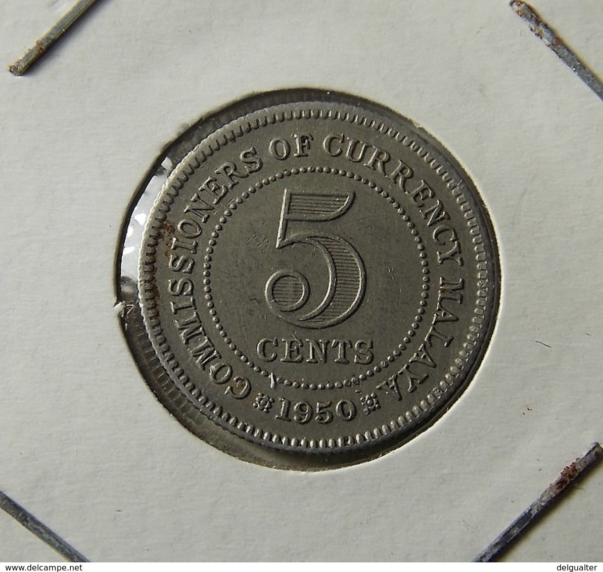 Malaya 5 Cents 1950 - Malaysie