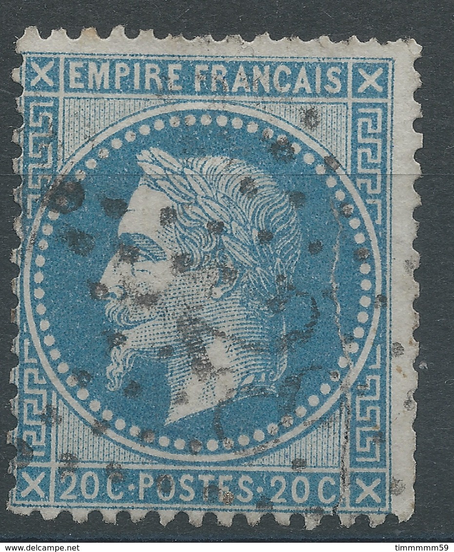 Lot N°47197  N°29B, Oblit étoile Chiffrée 28 De PARIS (R. Cardinal-Lemoine) - 1863-1870 Napoleon III With Laurels