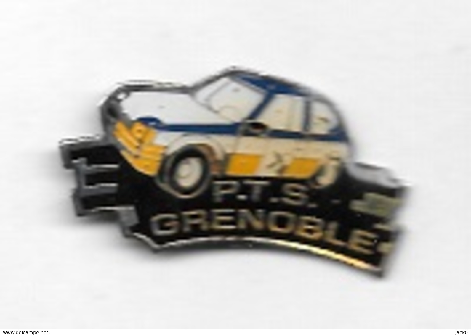 Pin's  Sport  Automobile  PEUGEOT  205, RALLYE, P.T.S.  GRENOBLE    ( 38 ) - Rallye