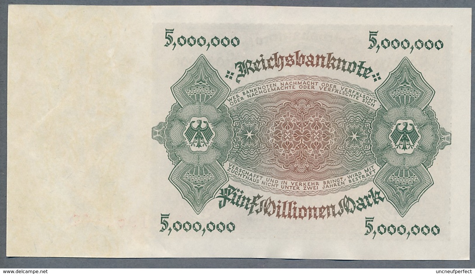 P90 Ro88 DEU-100. 5 Million  Mark 01.06.1923 UNC NEUF! - 5 Millionen Mark