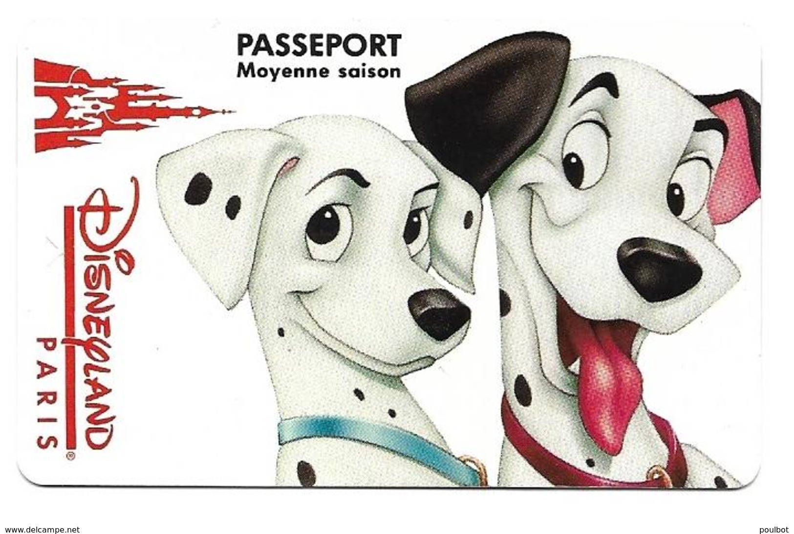 Passeport Disney Moyenne Saison  17 03 95 - Disney-Pässe