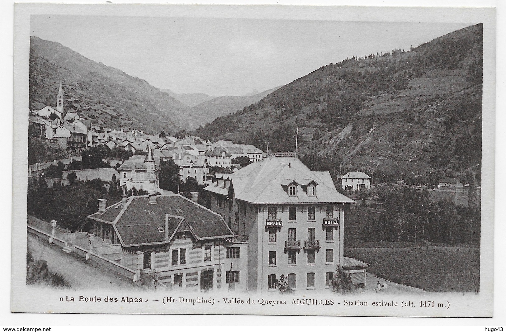 (RECTO / VERSO) AIGUILLES - VALLEE DU QUEYRAS - CPA NON VOYAGEE - Autres & Non Classés