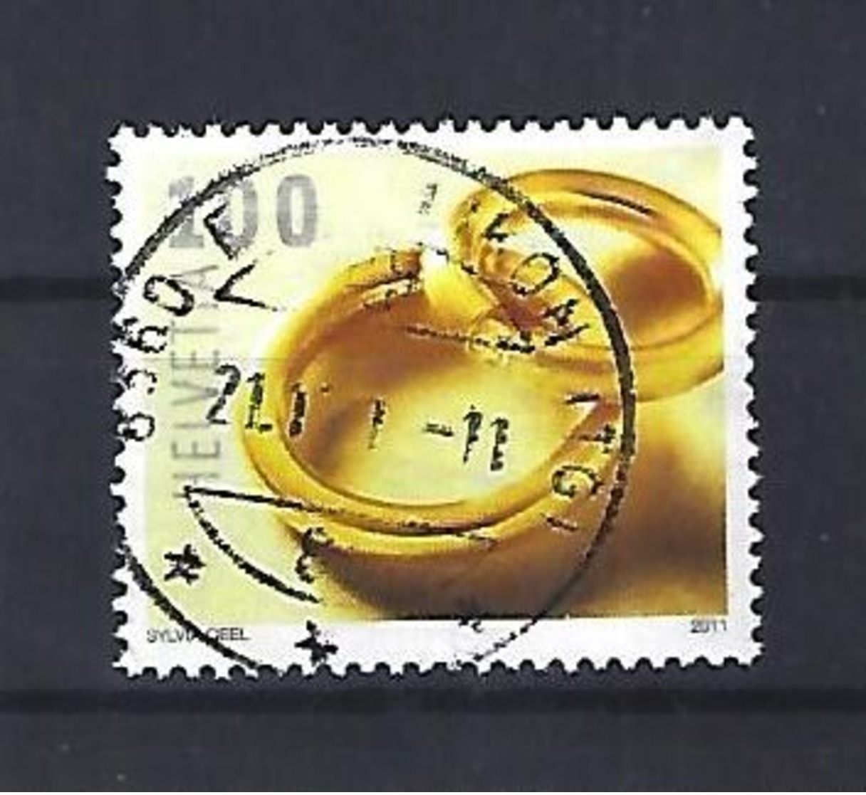 2011 - Schweiz - Sondermarke / Glückwünsche / Heirat / Znr1400 - Used Stamps