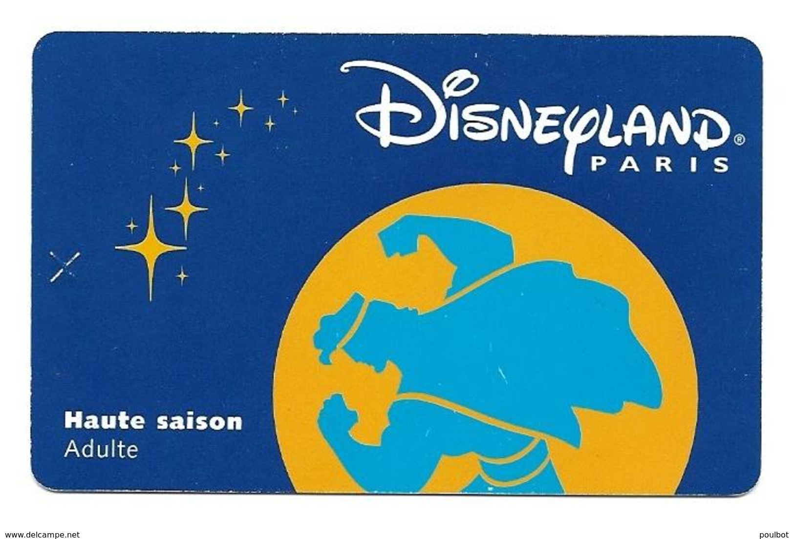 Passeport Disney Haute Saison Adulte  28 05 98 - Passeports Disney