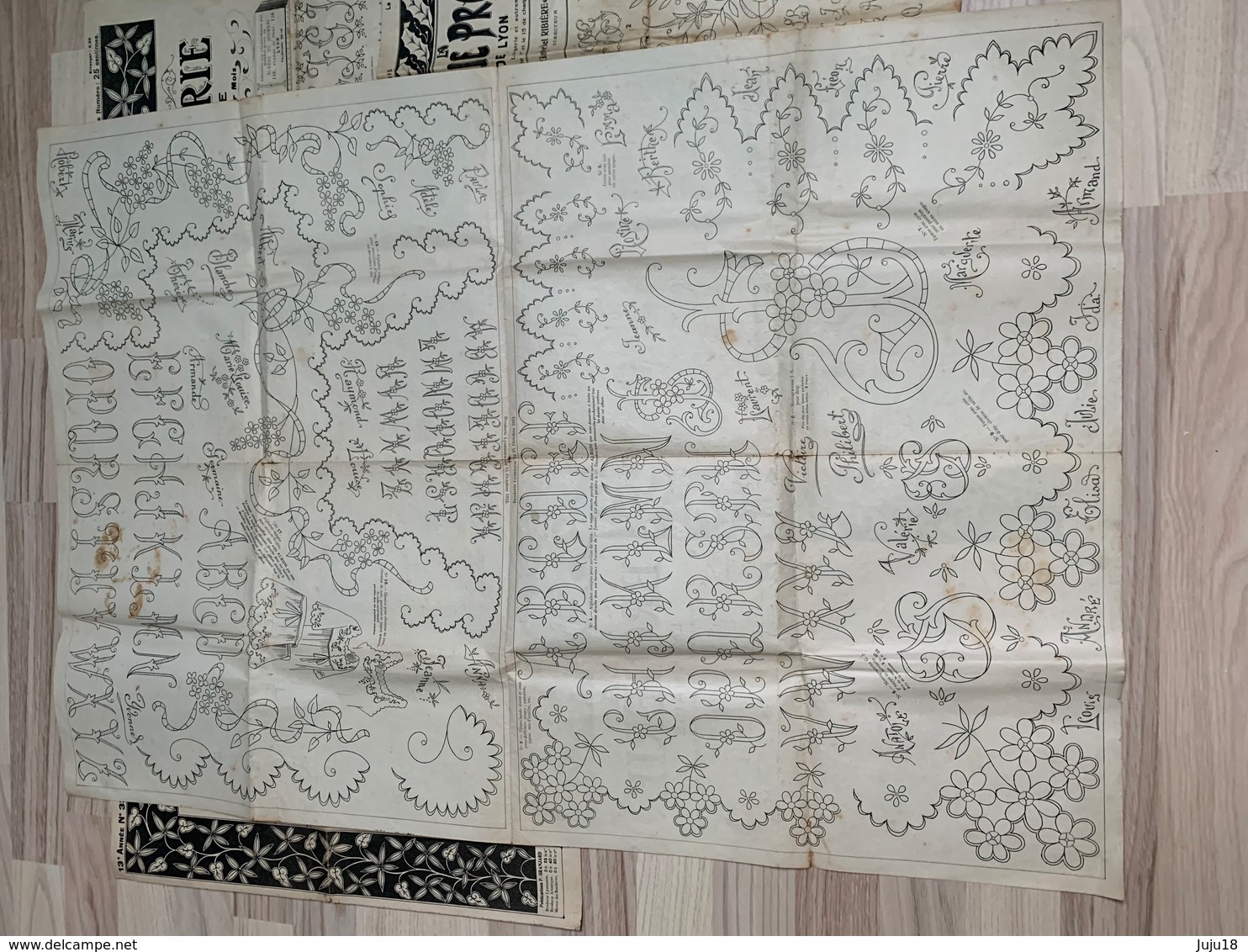 Lot De Journaux 1912 - La Broderie Lyonnaise - Patterns