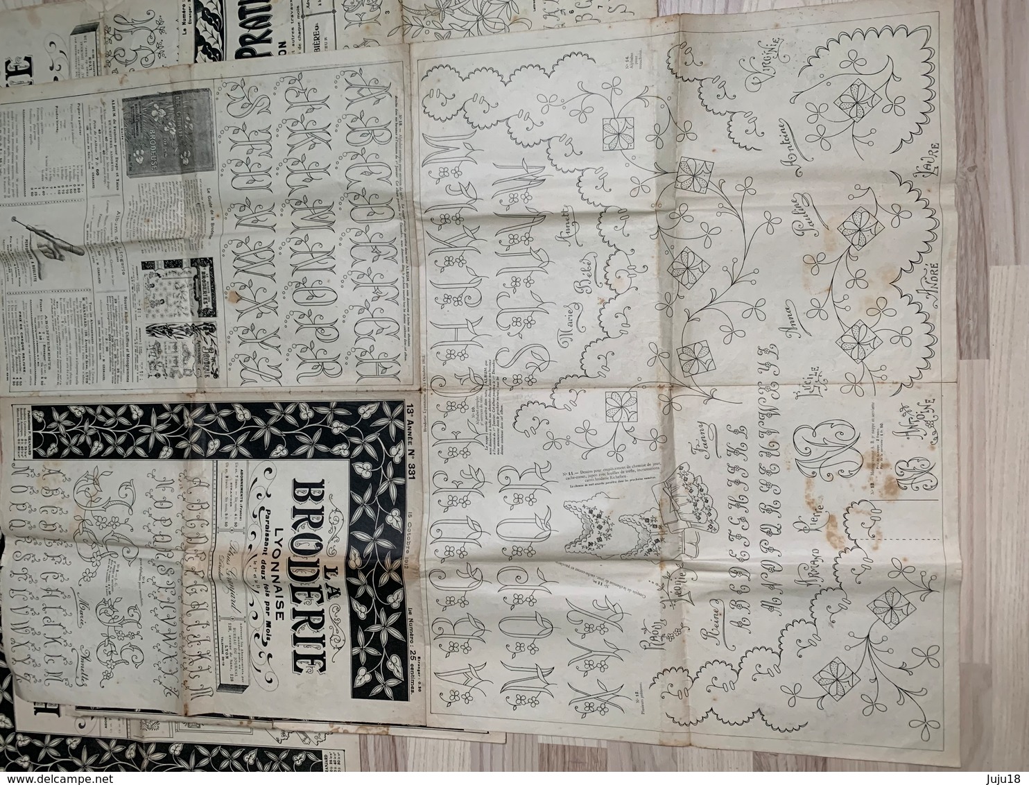 Lot de journaux 1912 - La broderie Lyonnaise