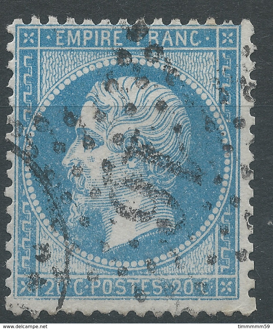 Lot N°47211  Variété/n°29A, Oblit étoile Chiffrée 16 De PARIS (R. De Palestro), Barbiche Touchant Les Perles - 1863-1870 Napoleon III With Laurels