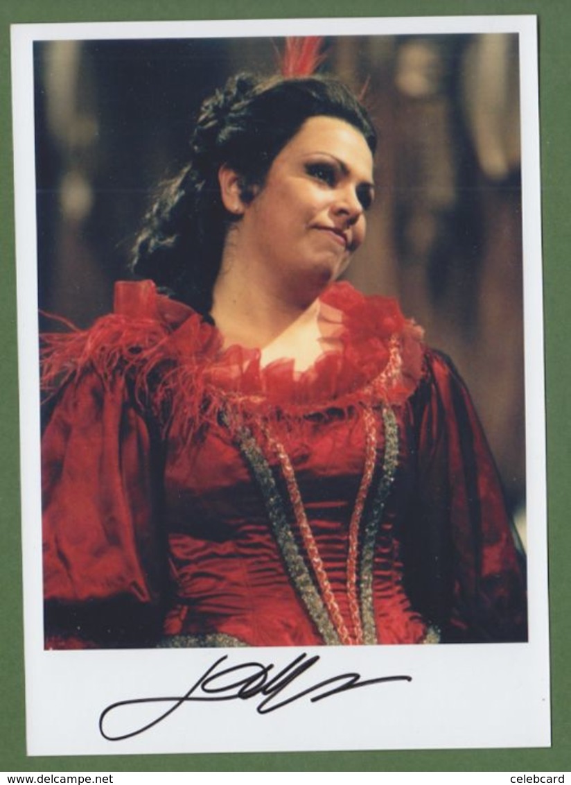 SONIA PRINA AUTOGRAPHE / AUTOGRAMM In Person Signed Glossy Photo  13/19  Cm *OPERA* - Sonstige & Ohne Zuordnung