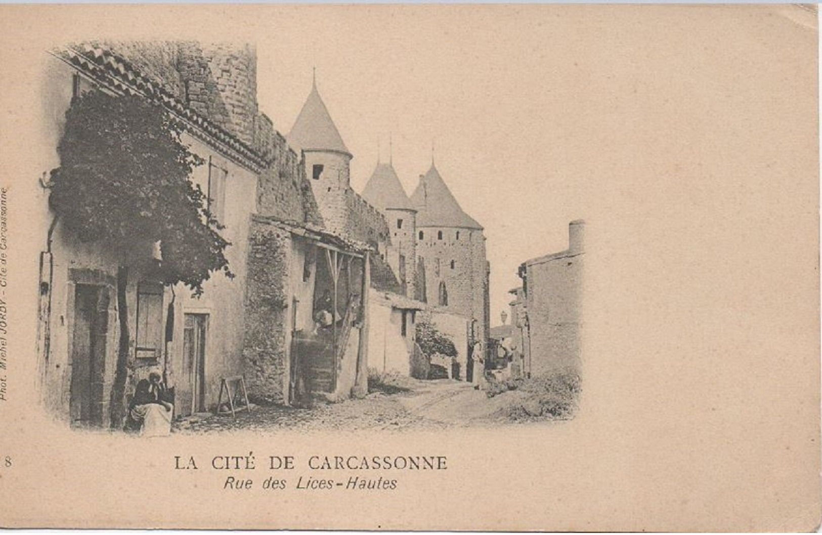 CPA Carcassonne. Rue Des Lices-Hautes. - Carcassonne