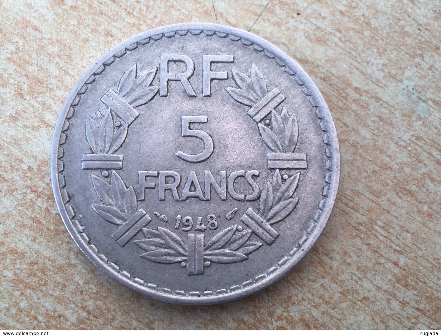 1948 Scacer Date France Francais 5 Franc, Aluminium. - Other & Unclassified