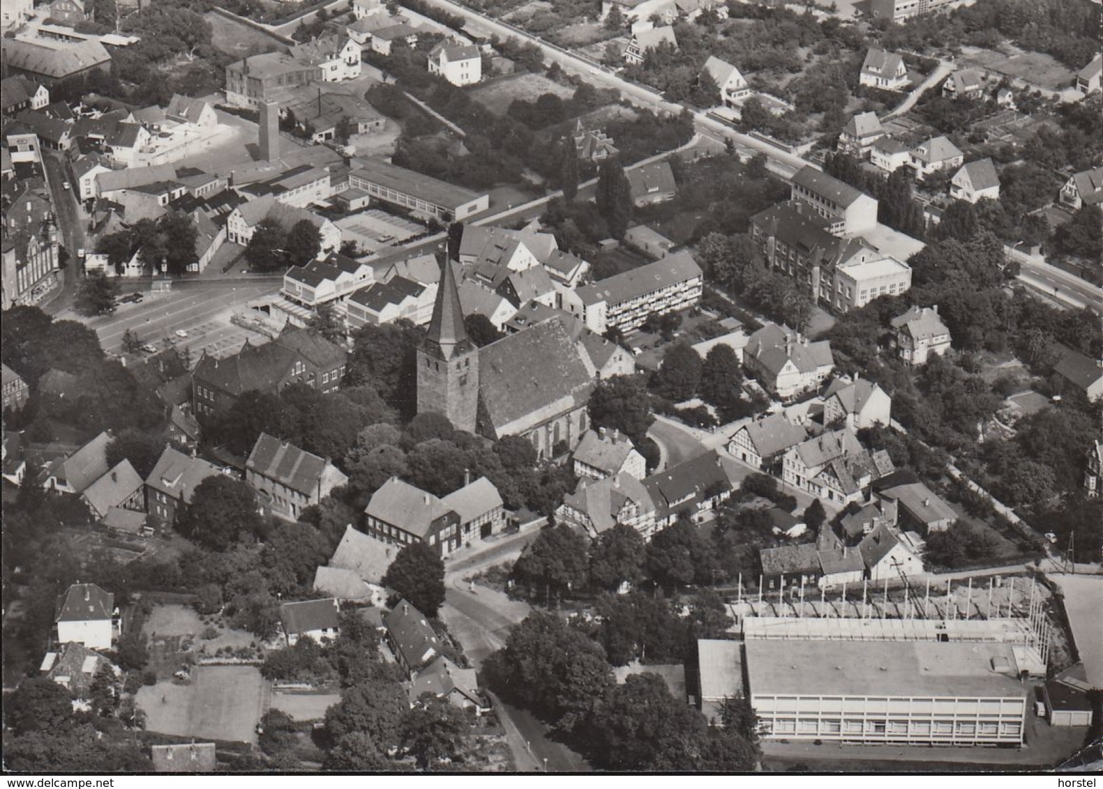 D-32312 Lübbecke - Zentrum - Luftbild - Aerial View - Luebbecke