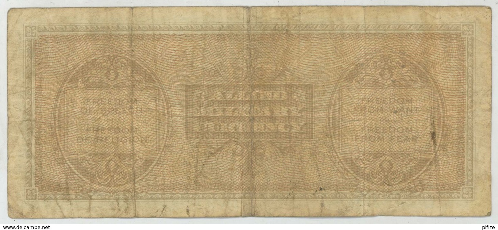 Italia . Allied Military Currency . 2 Billets : 100 +50 Lire . - Occupation Alliés Seconde Guerre Mondiale