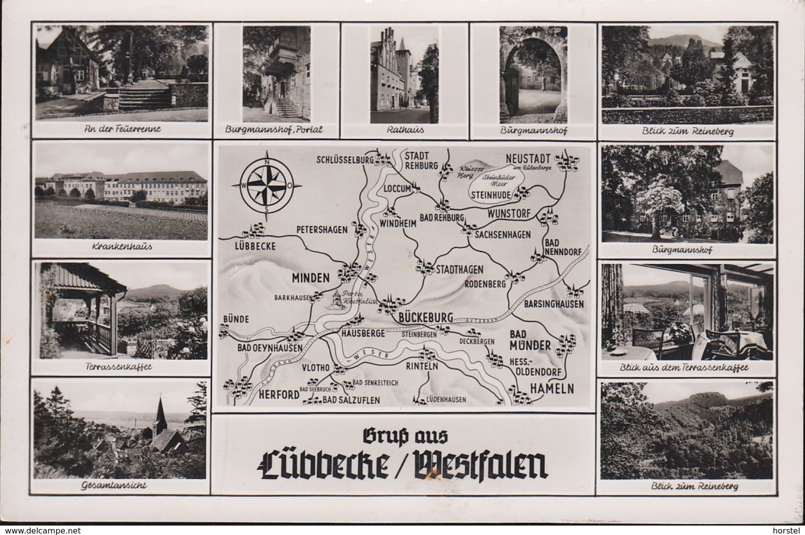 D-32312 Lübbecke - Mehrbildkarte - Alte Ansichten - Gruß Aus .. - Karte - Map - Lübbecke