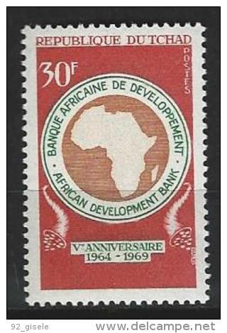 Tchad YT 215 " Banque Africaine " 1969 Neuf** - Tchad (1960-...)