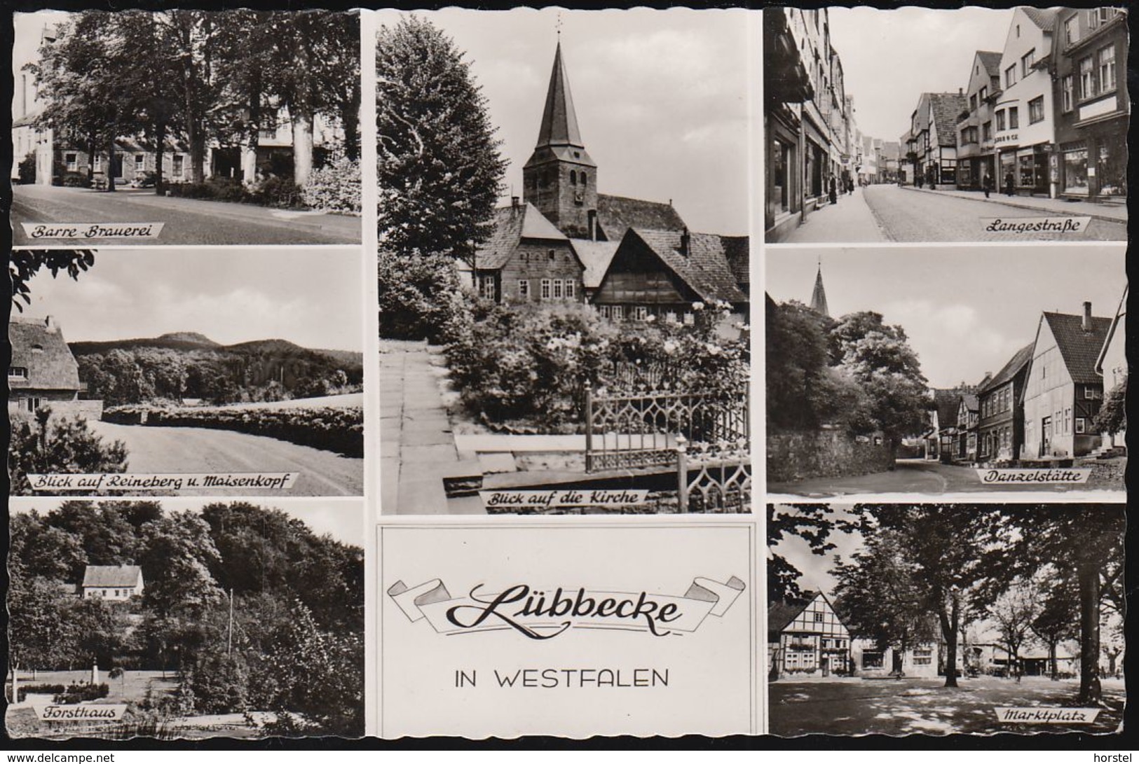 D-32312 Lübbecke - Mehrbildkarte - Alte Ansichten - Barre Brauerei - Lübbecke