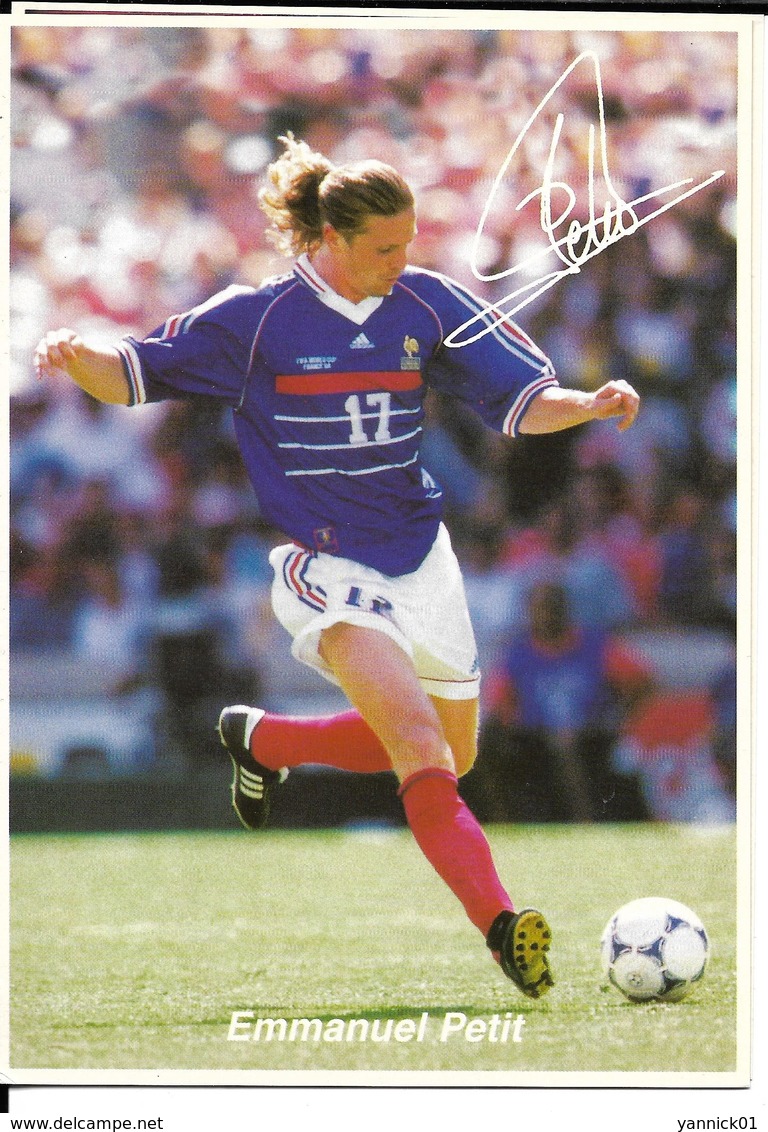 COUPE DU MONDE FOOTBALL FRANCE 98 - WORLD CUP 1998 - EMMANUEL PETIT CHAMPION - EQUIPE DE FRANCE CHAMPIONNE DU MONDE - Football