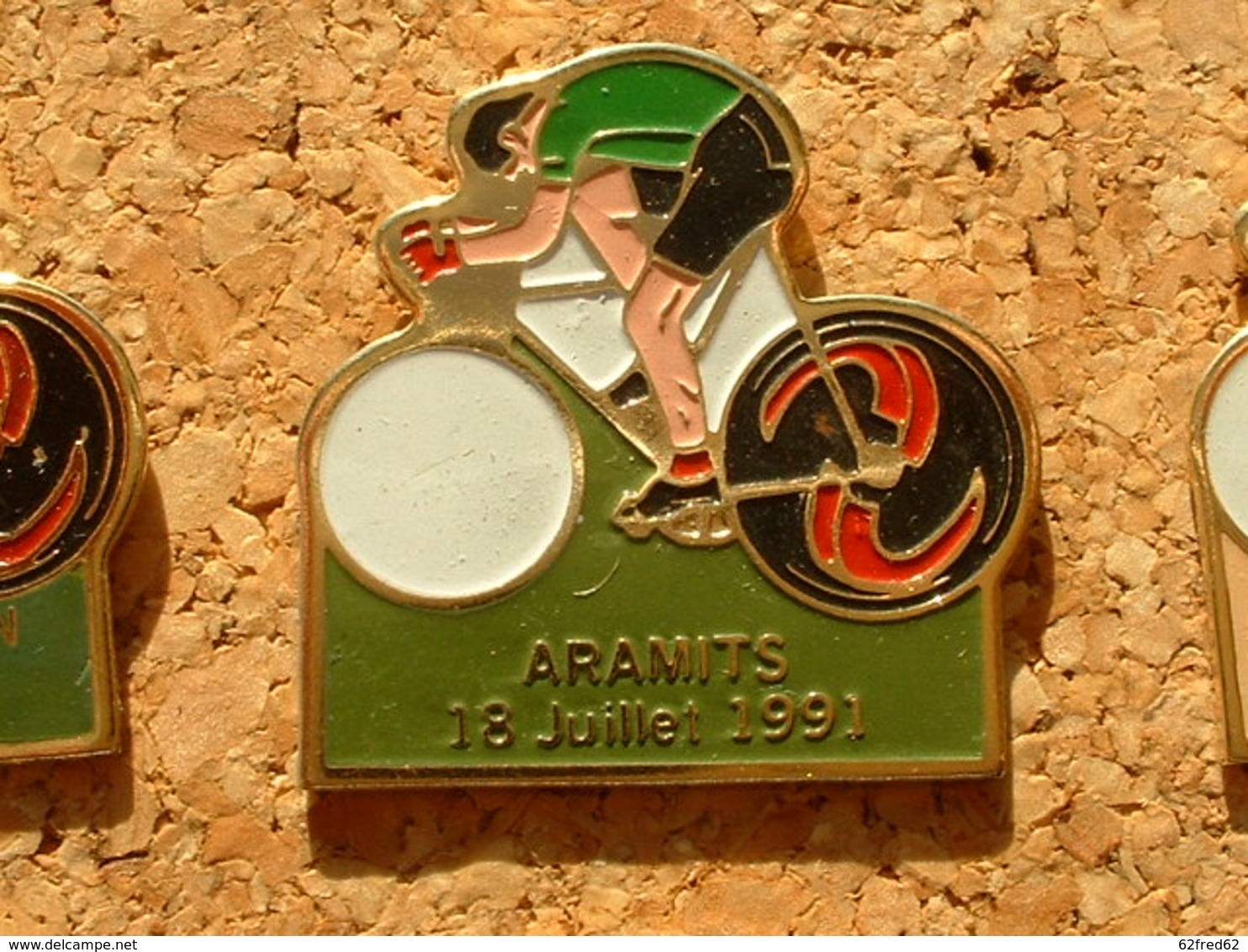 PIN'S CYCLISME VELO - LE TOUR DE FRANCE 1991  - ARAMITS 18 JUILLET 91 - Cyclisme