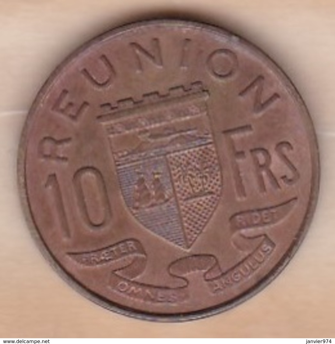 ILE DE LA REUNION. 10 FRANCS 1973 - Réunion