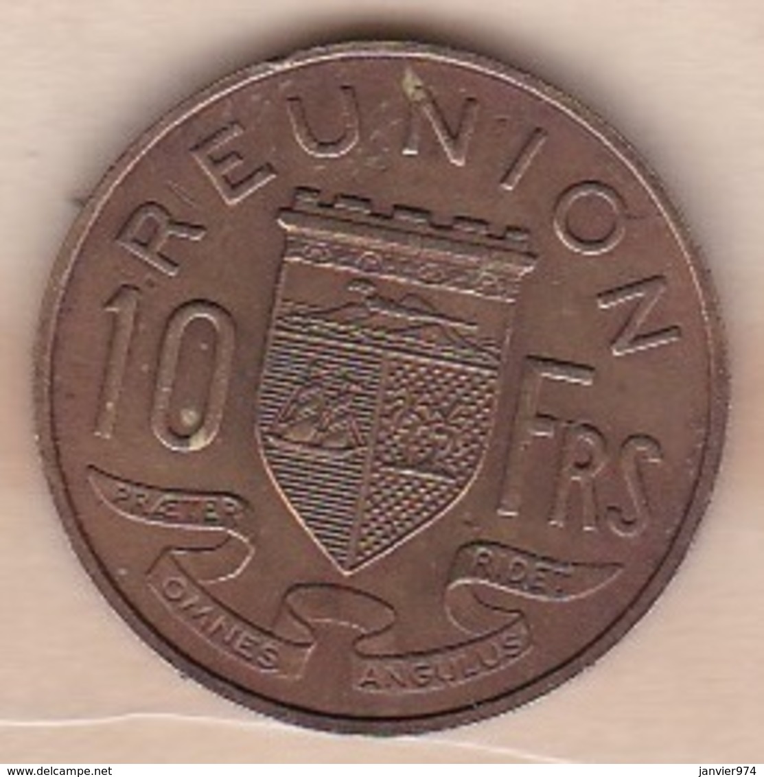 ILE DE LA REUNION. 10 FRANCS 1955 - Reunion